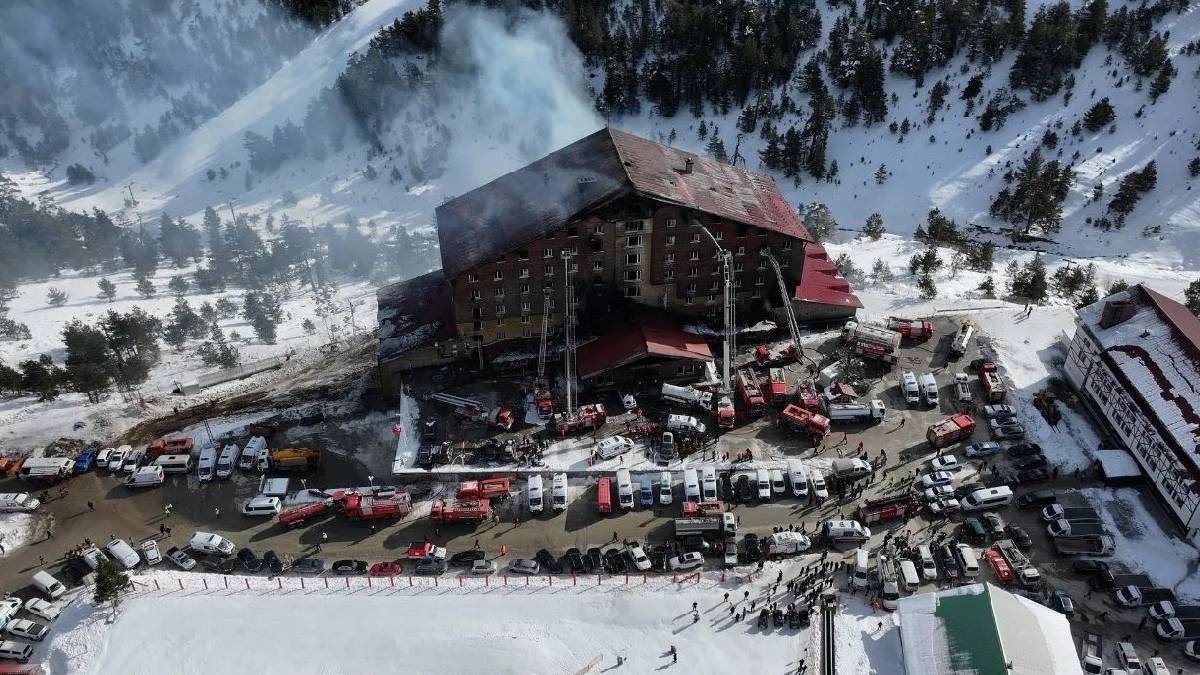 Kartalkaya'daki otel yangına ilişkin dünyadan taziye ve destek mesajları