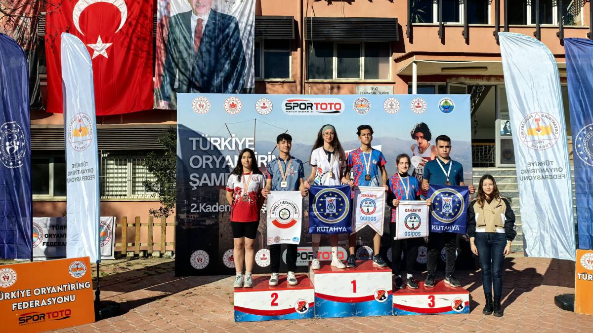 Sporcular Oryantiring Şampiyonası’ndan başarılarla döndü