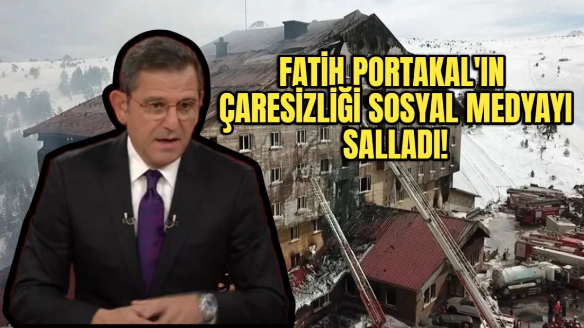 Bolu'da yangın faciası: Yayın yasağı tartışması ve Fatih Portakal'ın çaresizliği sosyal medyayı salladı!