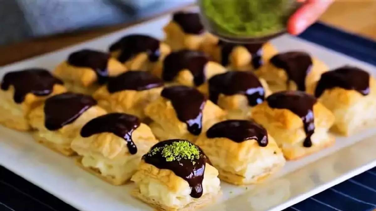 Çıtırtısı ile melodi oluşturuyor, tatlı krizlerine 2 dakikalık çözüm! Çikolataya doyuruyor kimse sonu gelsin istemeyecek