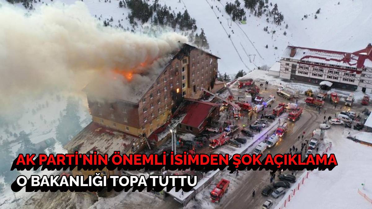 AK Parti'nin önemli ismi Kartalkaya faciasında suçluyu açıkladı! O bakan topun ağzında