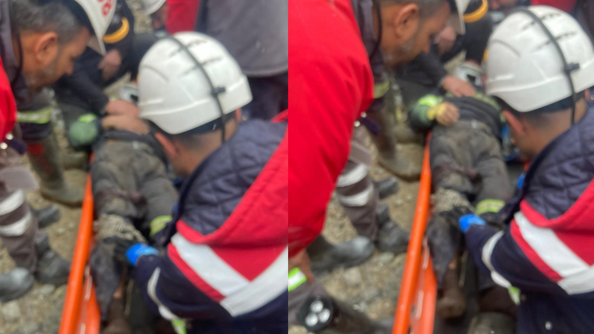 Elazığ'da maden ocağında göçük! 2 işçi göçük altında