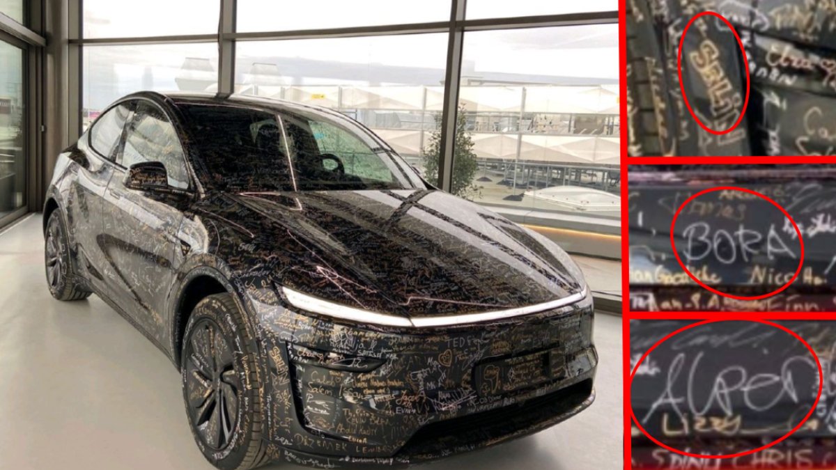 Tesla'da tarihi an: Yeni Model Y'de Türk imzaları!