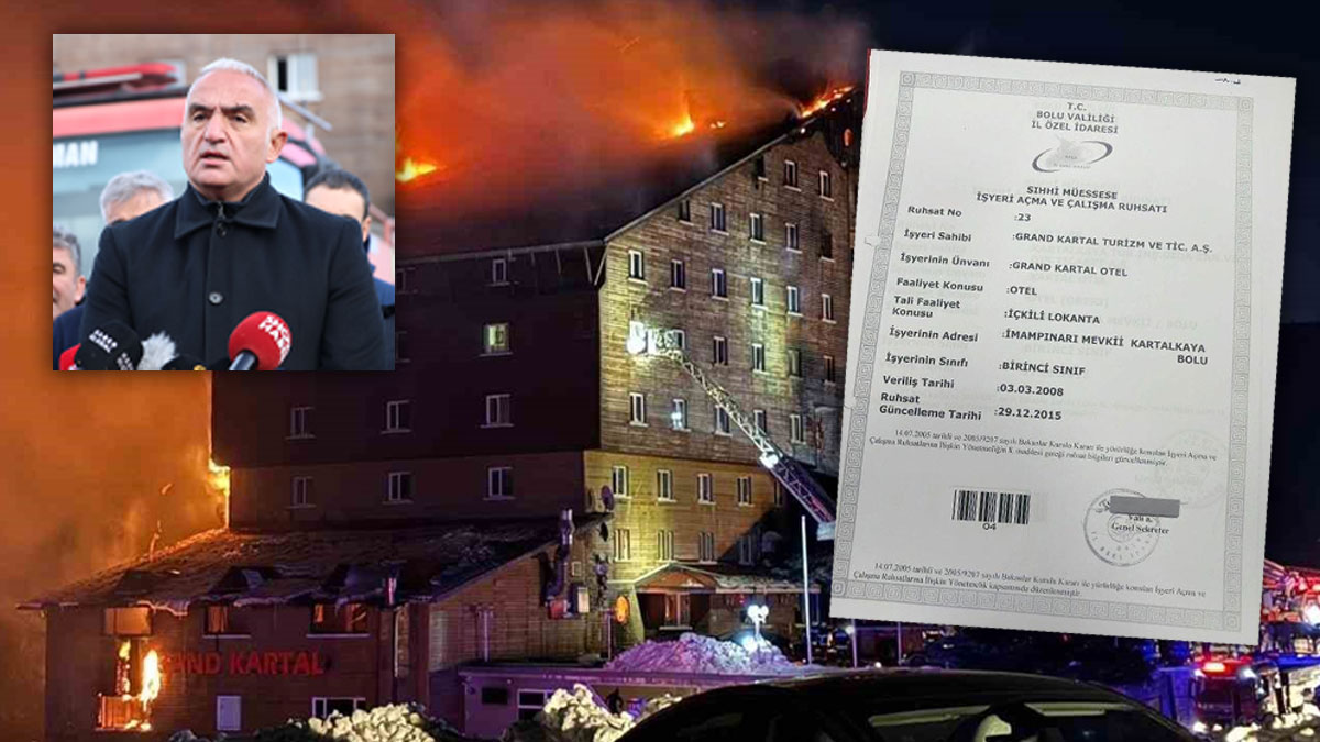 Bakan Ersoy İçişleri Bakanlığı'nı suçlamıştı: İl Özel İdaresi’nin ruhsat belgesi ortaya çıktı