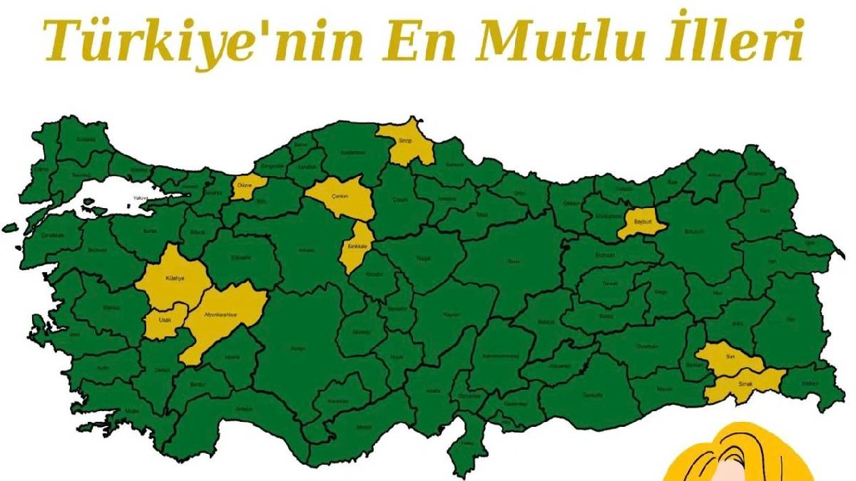 Türkiye’nin neşe kaynakları oldular! Mutlu olmak isteyen pılını pırtını toplayıp buraya gidiyor! Türkiye’nin en mutlu şehirleri