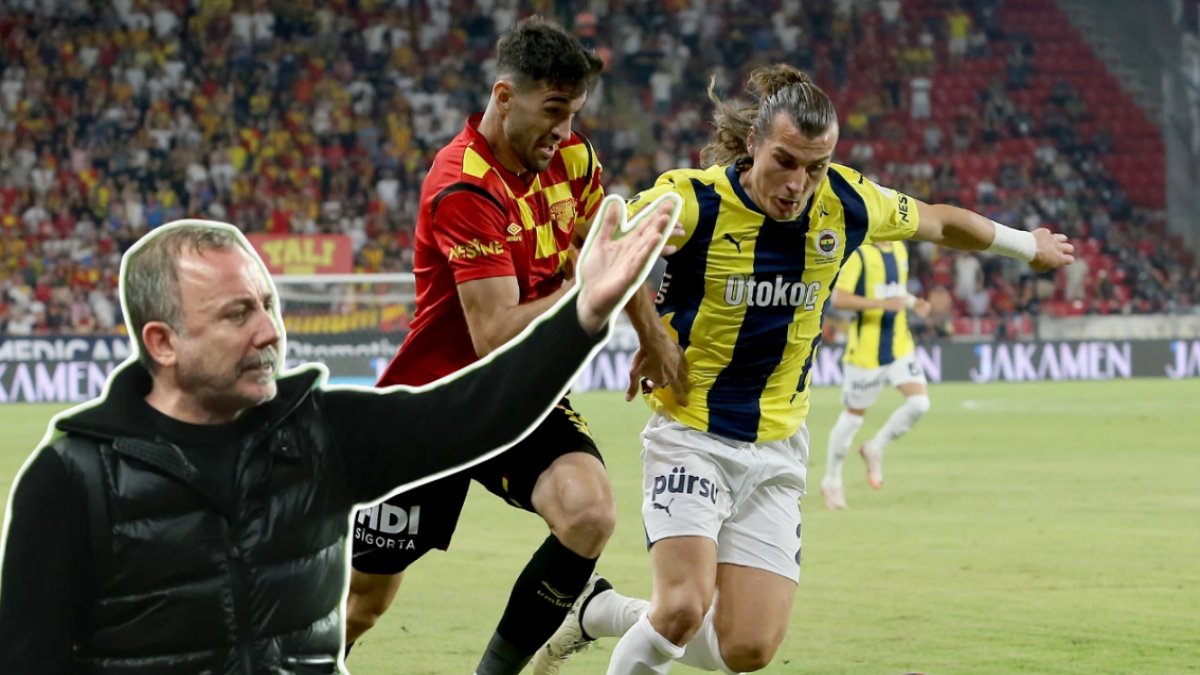 Fenerbahçe Göztepe'yi 3-2 yendi ama... Sergen Yalçın, Mourinho'yu yerden yere vurdu: Oğuz şut çekmedi...