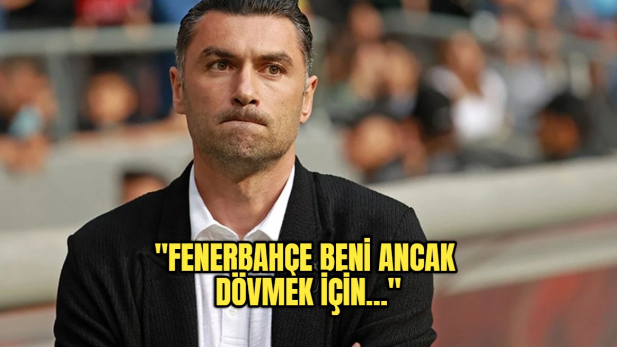 Burak Yılmaz'dan canlı yayında olay açıklama: Fenerbahçe beni dövmek için...