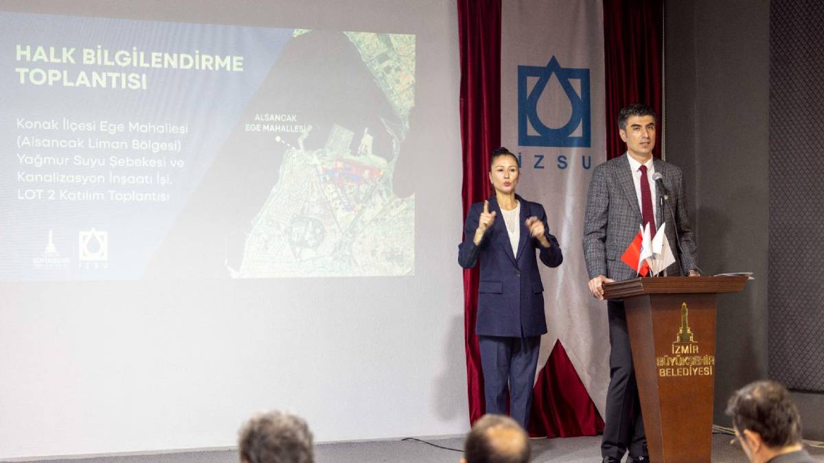 Alsancak’ın altyapısını güçlendirecek proje yurttaşlara tanıtıldı