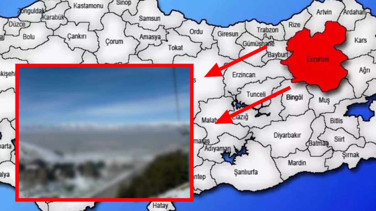 Erzurum'da şoke eden görüntü! Anadolu kenti bile bu haldeyse...