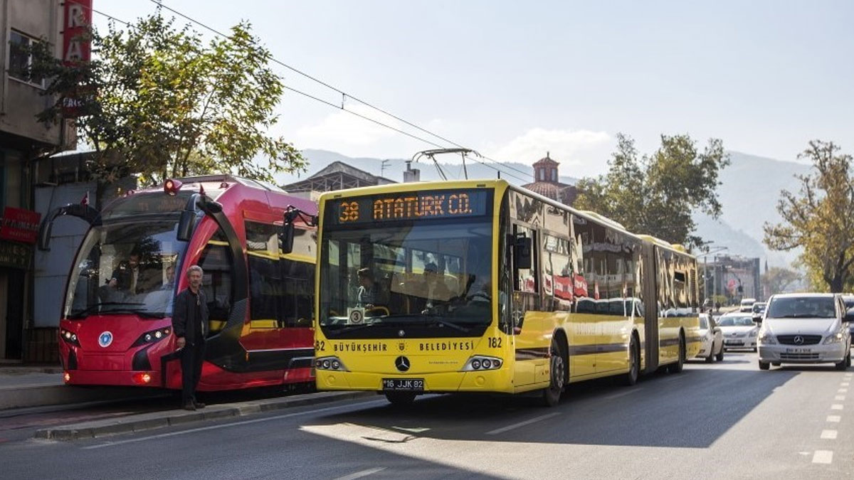 Bursa'da toplu ulaşıma zam