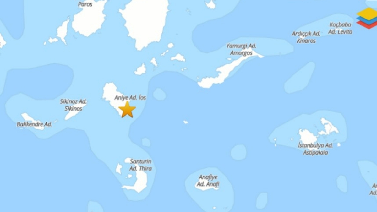 Ege'de 4,7 şiddetinde deprem
