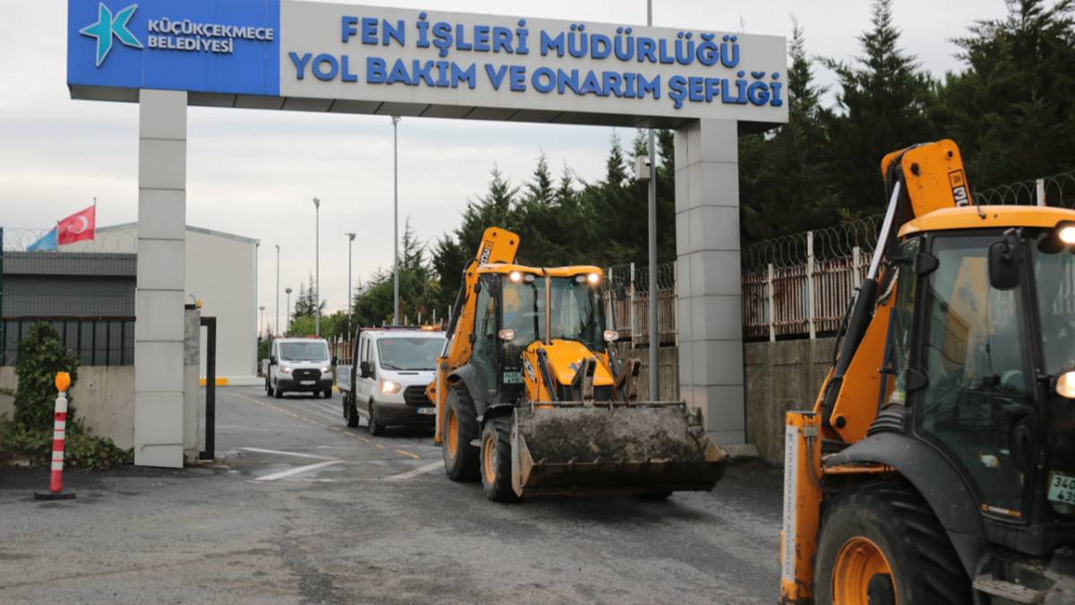 Küçükçekmece’de kış seferberliği: 1230 personel sahada