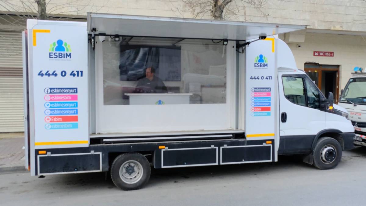 Mobil istihdam araçları mahallelerde hizmete başladı!