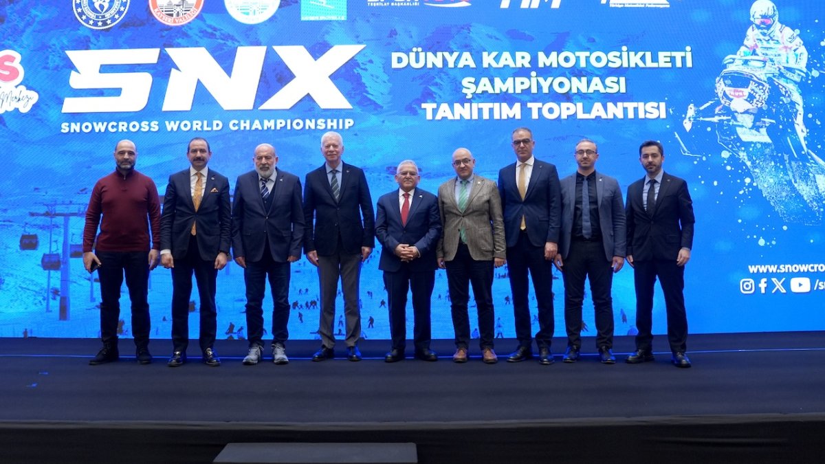 FIM Dünya Kar Motosikleti Şampiyonası tanıtım toplantısı gerçekleştirildi