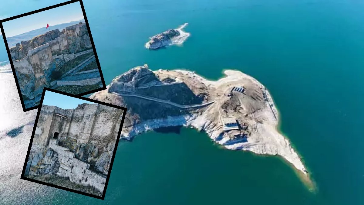 Bu Görüntüler Türkiye’den! Sular çekildi, tarih gözler önüne serildi: Gölün derinliklerinden nizamiye ortaya çıktı