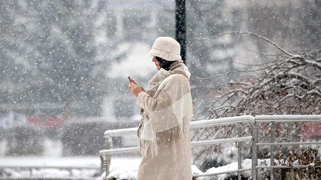 19 il için 'sarı kod' uyarısı: Kuvvetli kar yağışı kapıda