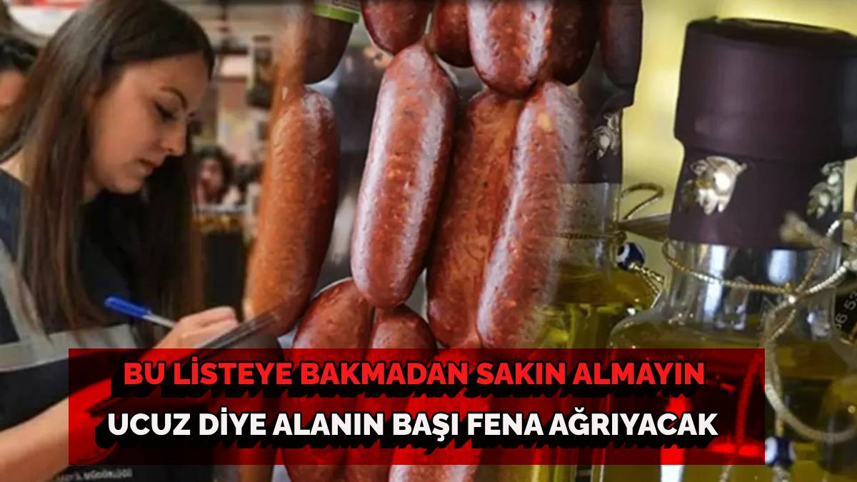 Yemeden önce kontrol edin! Ankara’da gıda dolandırıcılığına darbe! Zeytinyağından peynire… Bu listede de yok yok