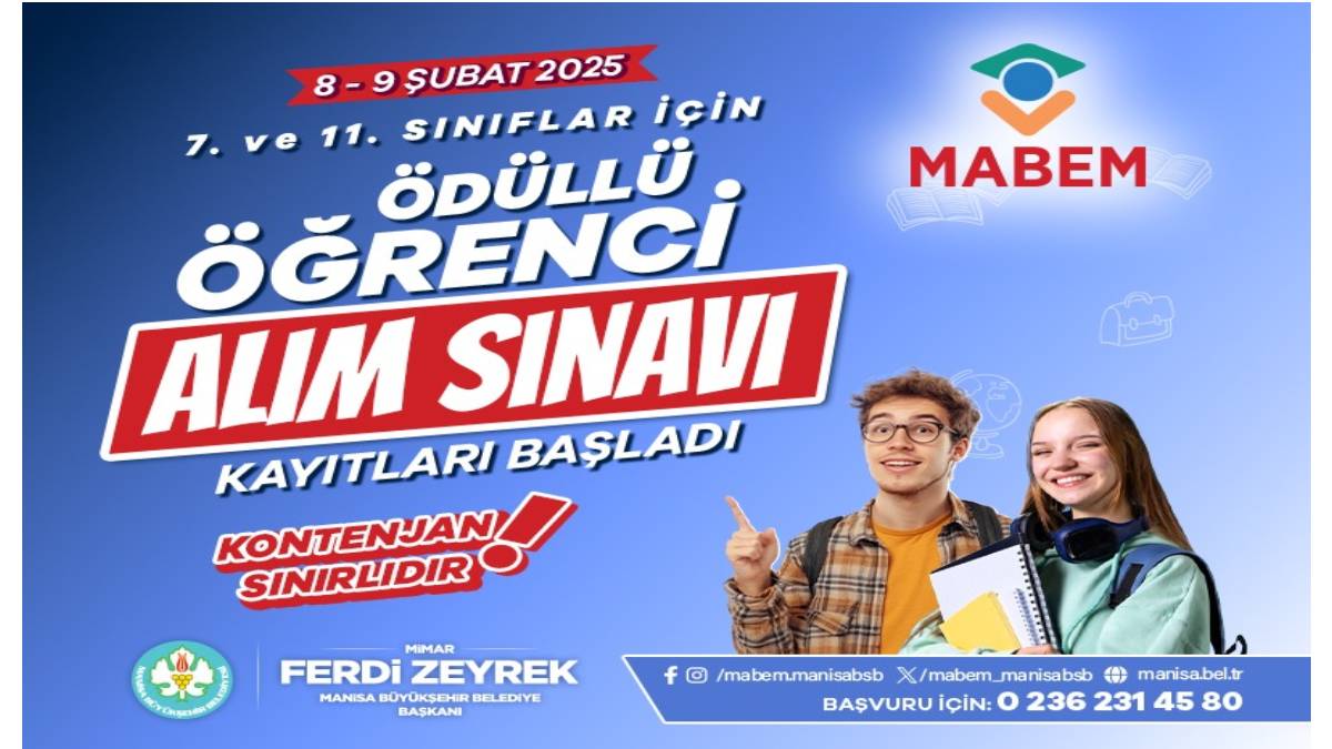 MABEM'den öğrencilere ödüllü sınav