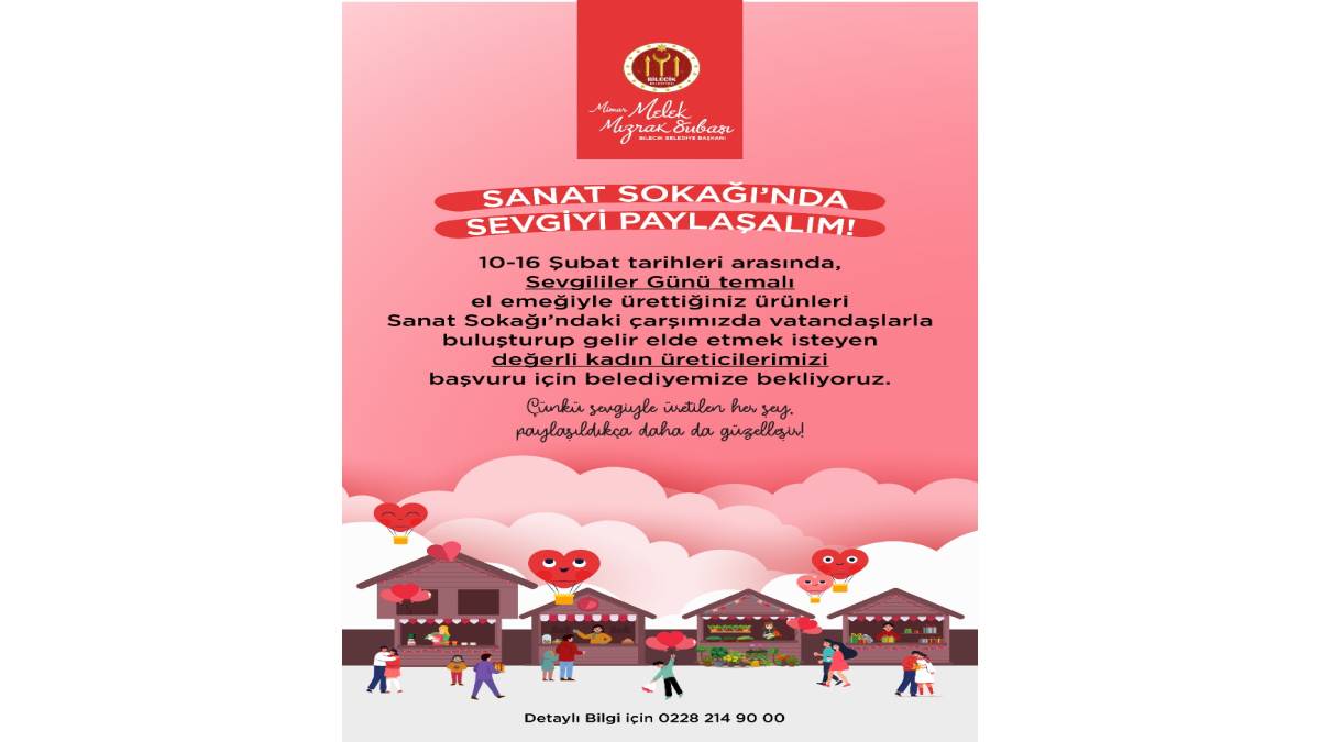 Sanat Sokağında Sevgiyi Paylaşalım