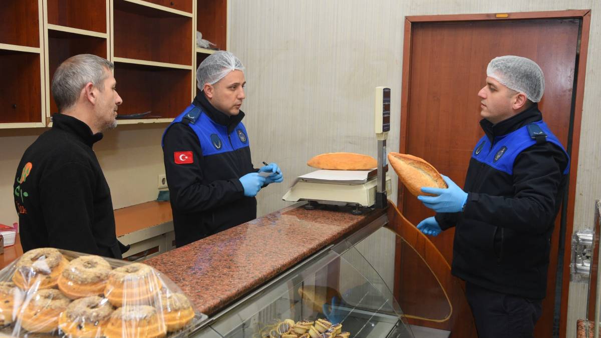 Zabıta ekipleri fırınlarda denetim gerçekleştirdi