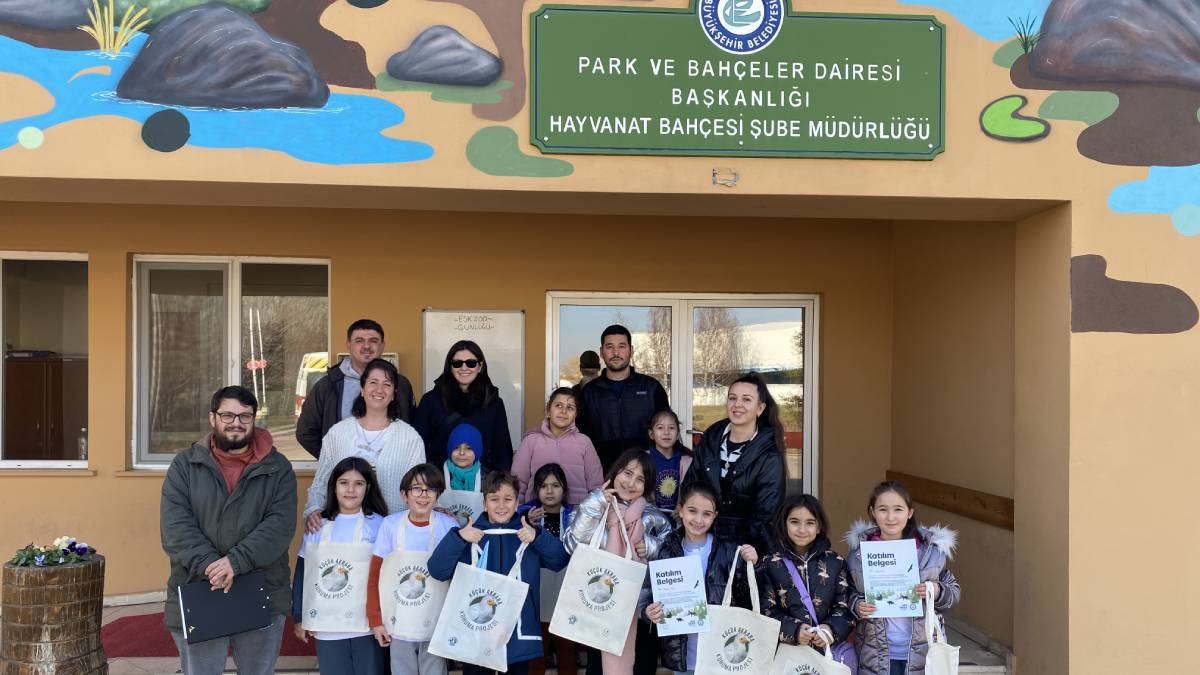 Hayvanat Bahçesi minik misafirlerini ağırladı