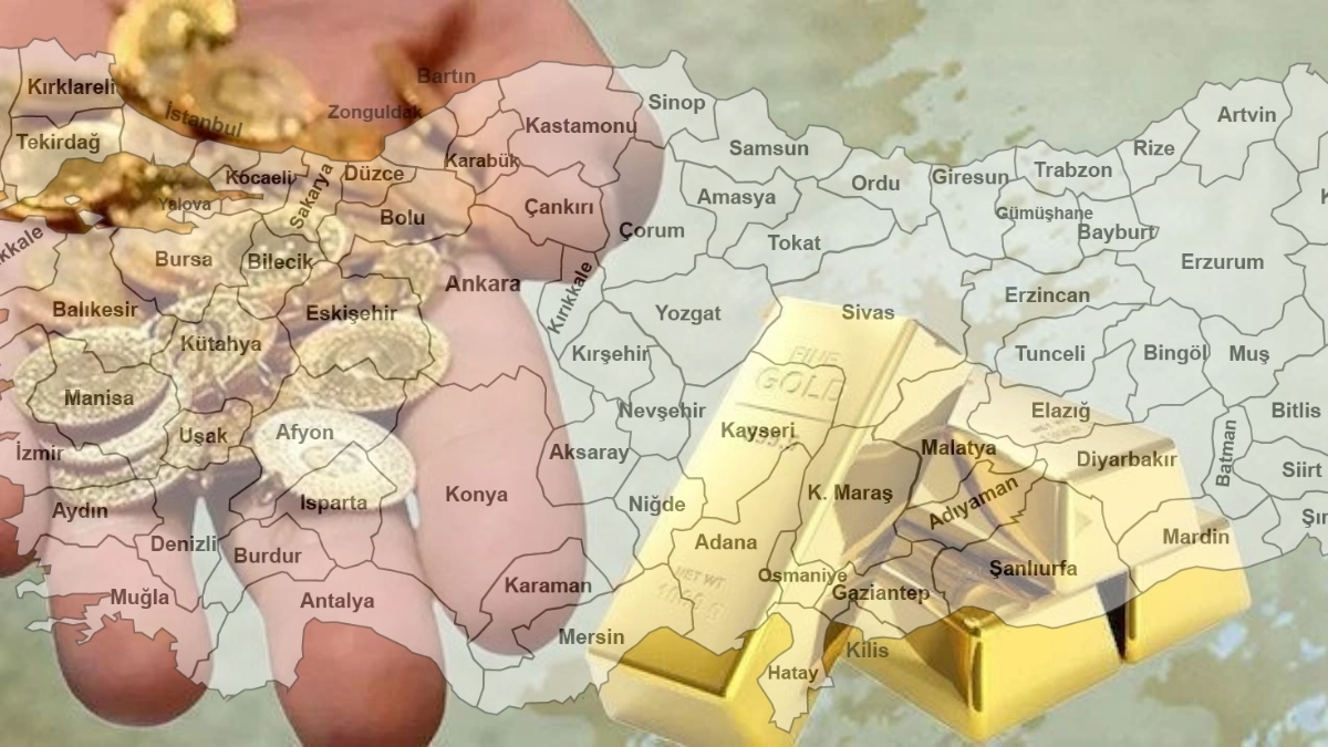 Altın mevduatının zirveye çıktığı iller belli oldu! Bu iller altınıyla parlıyor: İşte 2025 listesi
