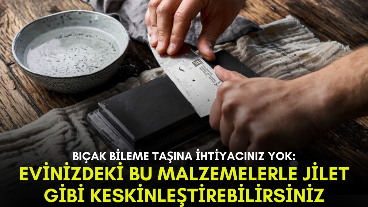 Bıçak bileme taşı tarihe karışacak! Çoğu evde bulunuyor: Körelen bıçaklarınız jilet gibi keskinleşecek