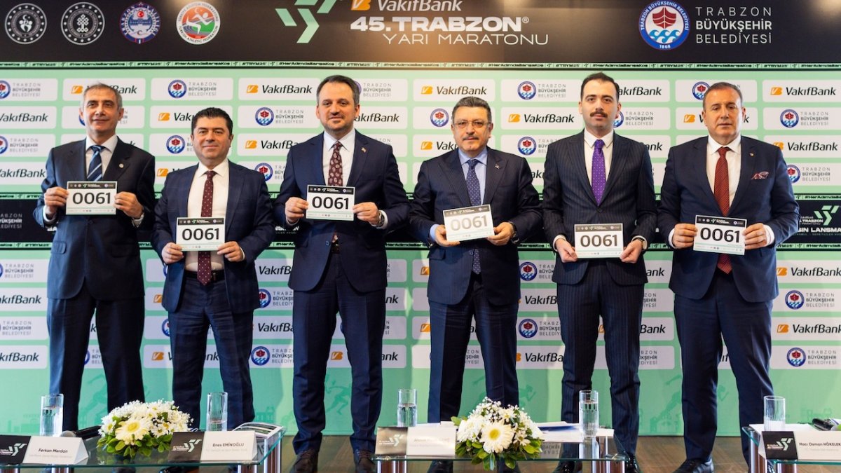 VakıfBank 45. Uluslararası Trabzon yarı maratonu basın lansmanı yapıldı