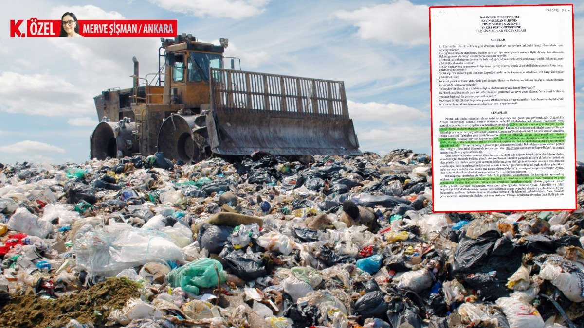 Bakan Kurum’dan öğütülmeyen çöp itirafı: 2021 yılına kadar plastik ithal etmişiz