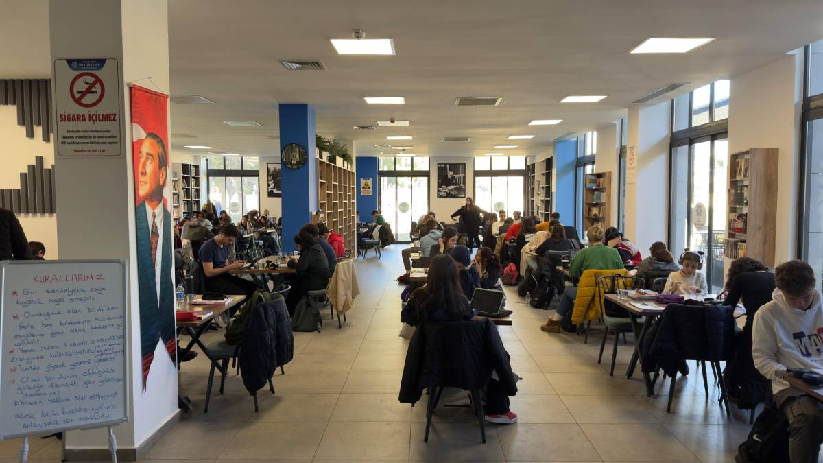 Başkan Çerçioğlu’nun öğrencilere armağanı çalışma salonlarına yoğun ilgi