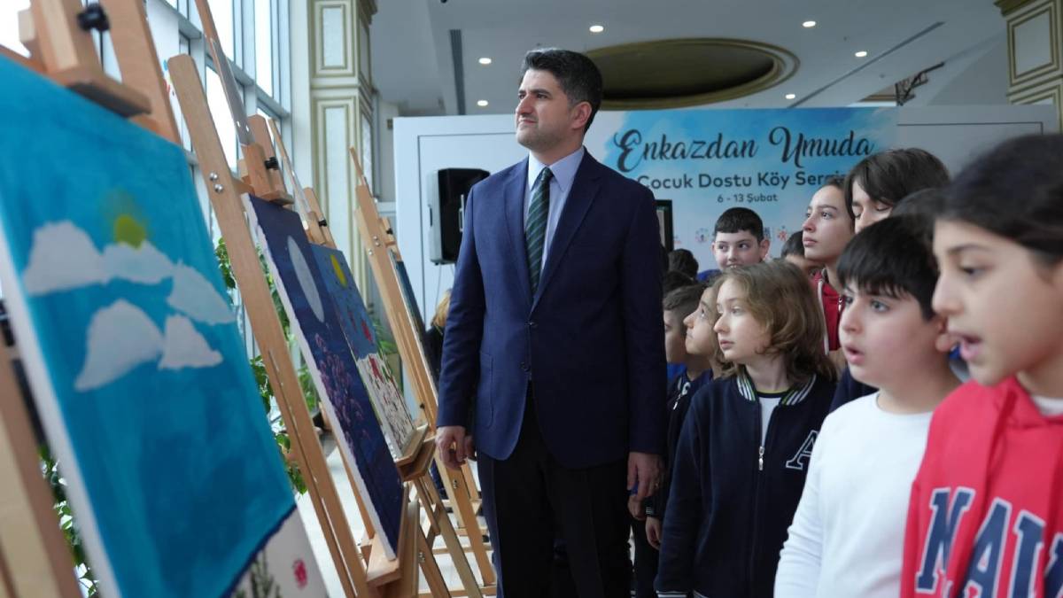 Depremzede çocuklar çizdi, görenler duygulandı: ‘’Enkazdan Umuda” sergisi Ataşehir’de