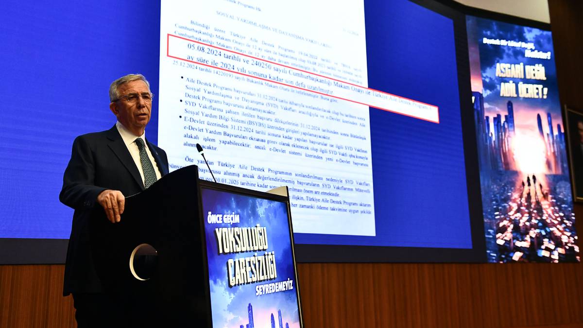 Mansur Yavaş ‘Asgari Ücret Destek Programı’nı açıkladı