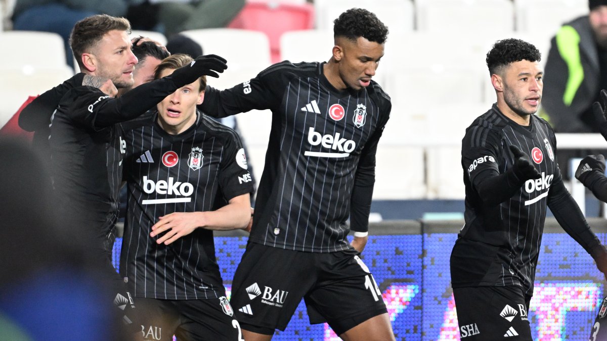 Kartal, Sivas'ta uçtu: Beşiktaş, Sivasspor deplasmanında 2-0 kazandı