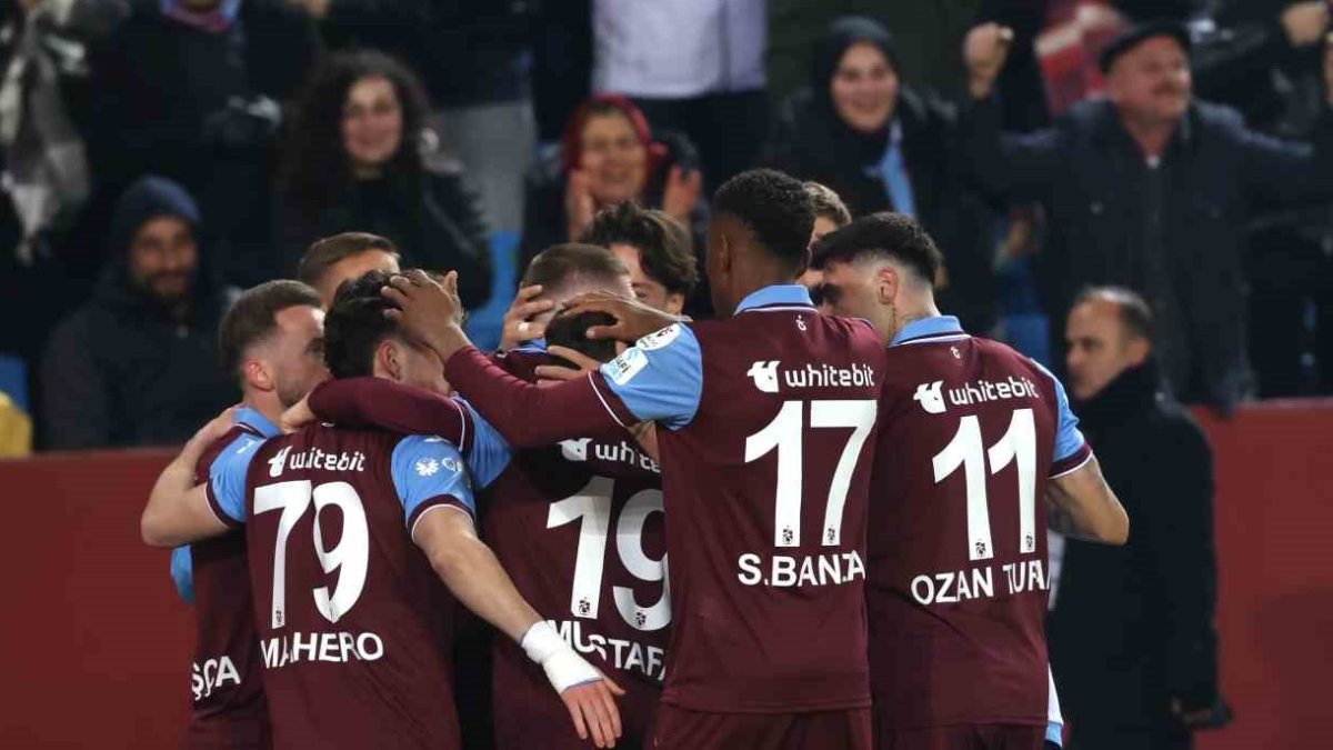 Trabzonspor evinde fırtına gibi