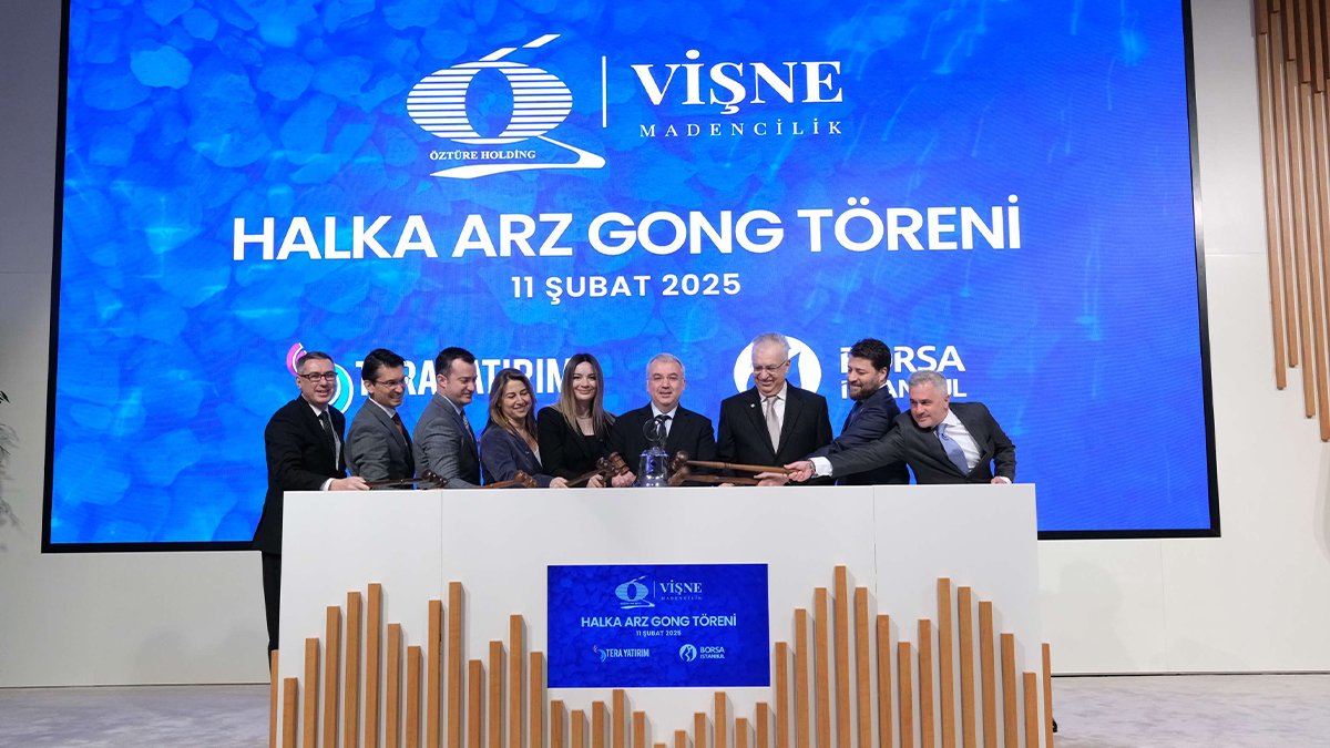 Borsa İstanbul’da gong Vişne Madencilik için çaldı