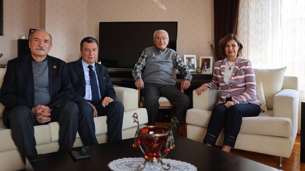 Başkan Ünlüce’den, İsmet Süder’e nezaket ziyareti