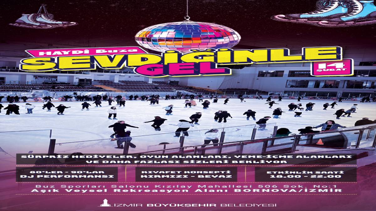 Buz Sporları Salonu Sevgililer Günü'ne hazırlanıyor