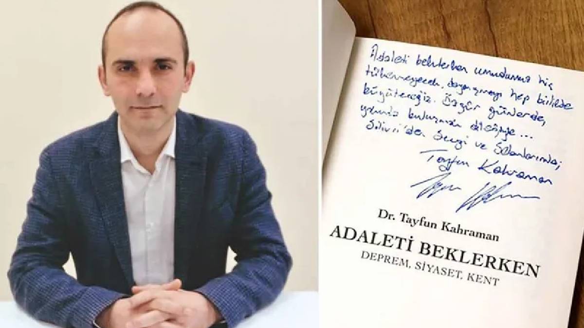 Tayfun Kahraman, Özgür Özel’e kitabını hediye etti