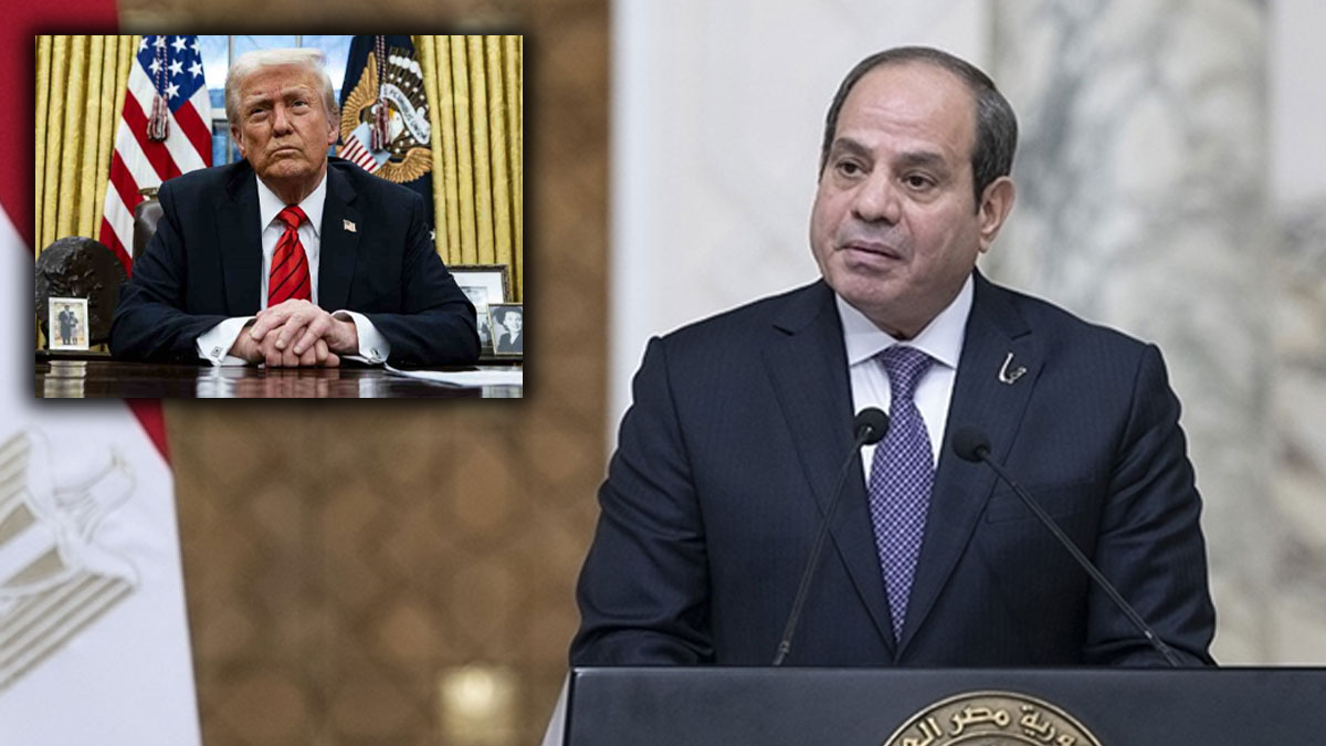 Mısır lideri Sisi Trump'a resti çekti: Gazze planı masada oldukça Beyaz Saray'a gitmeyecek