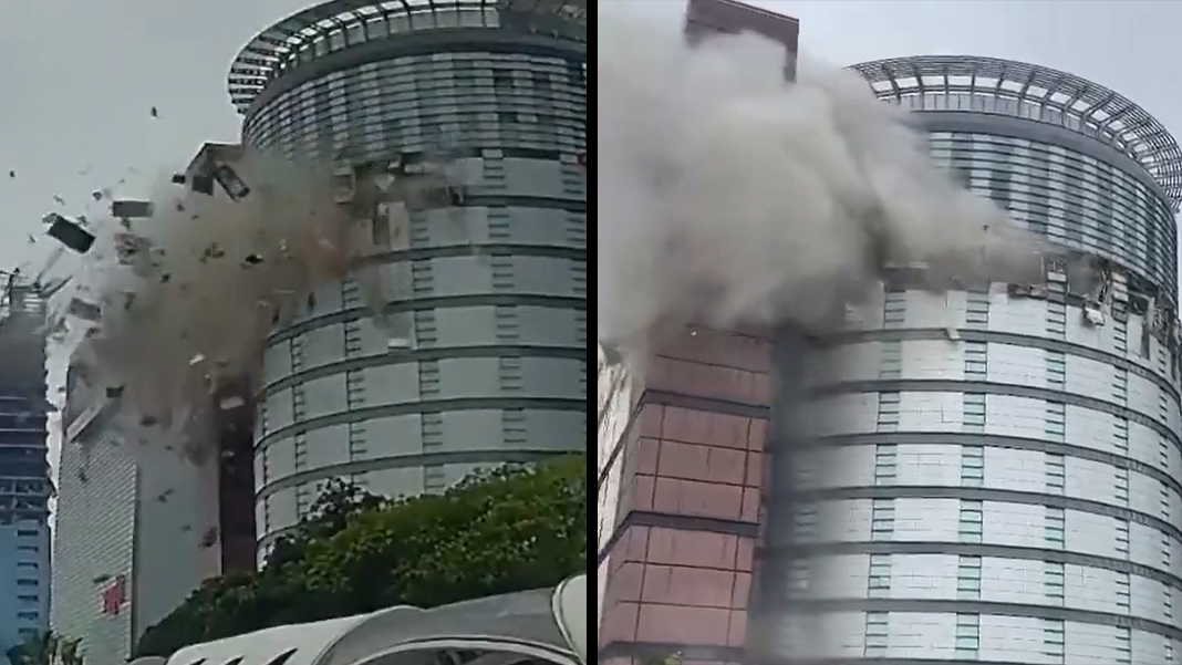 Tayvan'daki AVM'de korkunç patlama kamerada: Ölü ve yaralılar var