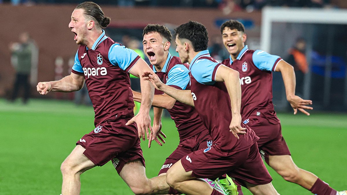 Trabzonspor Türk futbol tarihinde bir ilke imza attı! Fırtına UEFA Gençlik Ligi'nde son 16'ya yükseldi