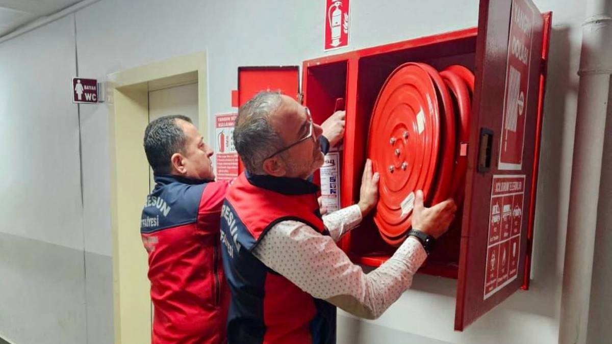 Binaların yangın güvenliği için denetimlere ağırlık verildi