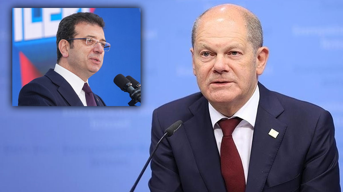 Almanya Şansölyesi Scholz'dan İmamoğlu yorumu: Siyasi engelleme kabul edilemez