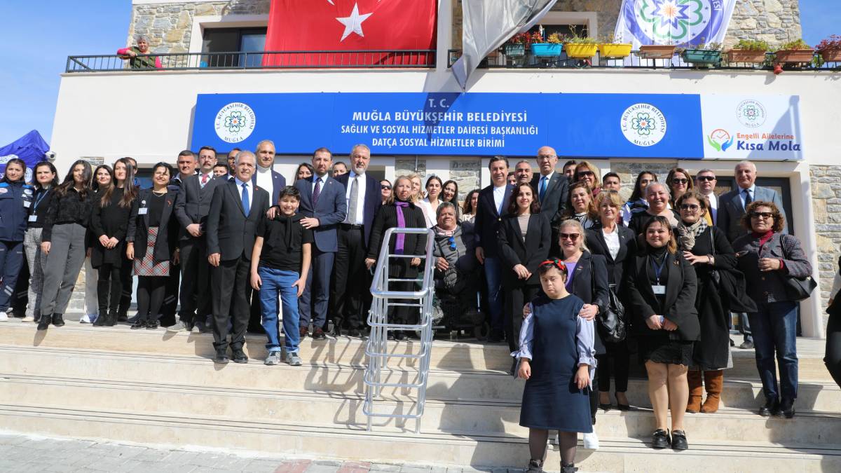 Büyükşehir 6. Kısa Mola Merkezi’ni Datça’da açtı