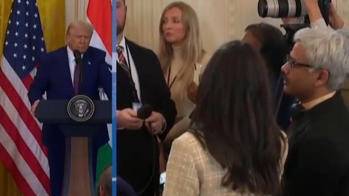 Trump, sorularını anlamadığı Hint gazetecileri azarladı: Anlamıyorum daha yüksek sesle konuş