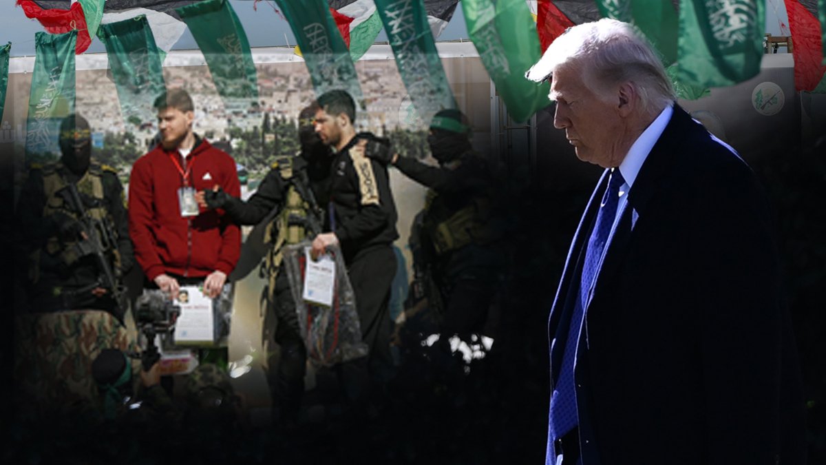 Hamas tamamı yerine 3 esiri bıraktı, Trump tehdidini sürdürdü: İsrail'in alacağı karara uyacağız