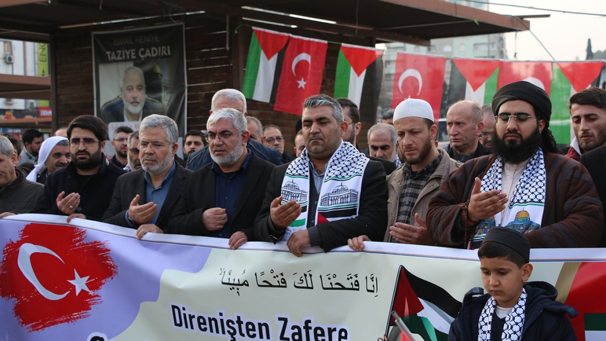 Hamas'ın küresel eylem çağrısının ardından Şanlıurfa’da Trump’a sert tepki: “Filistin Filistinlilerindir!”