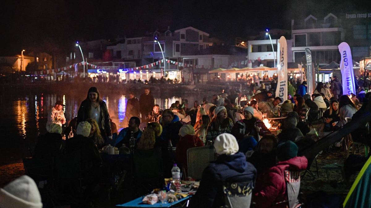 Mordoğan'da balık avı heyecanı