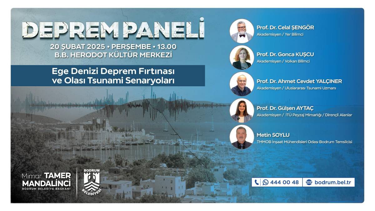 “Deprem Fırtınası ve Olası Tsunami Senaryoları” konuşulacak