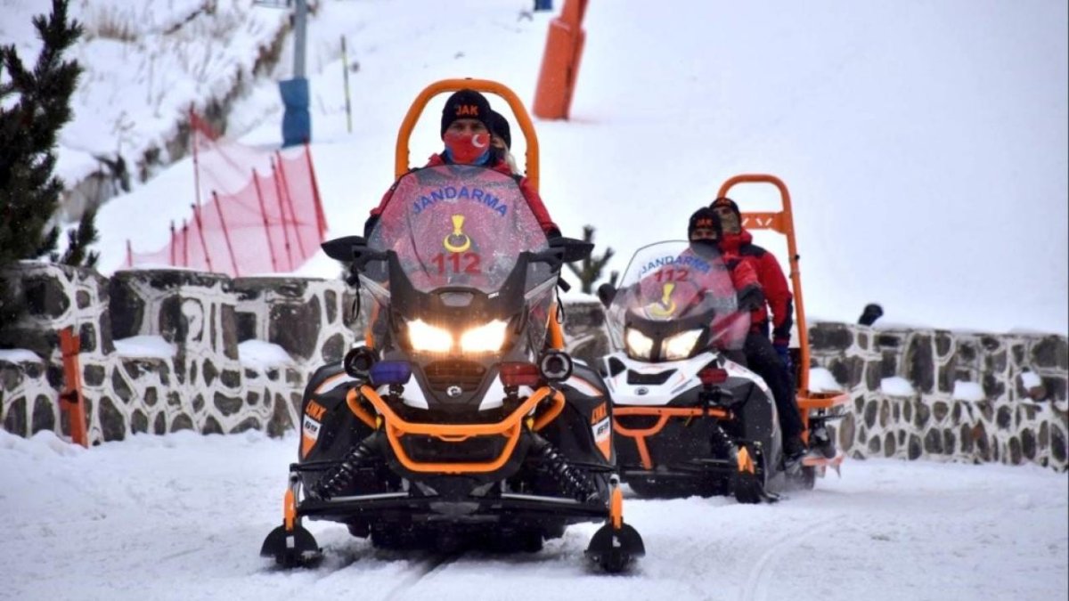 Palandöken’de çığ bölgesine giren snowboardcuya ceza: Güvenlik önlemleri arttırıldı